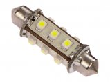 LED Bulb Nav, Festoon42 10-30V White 1.2W 10W Equivalent
