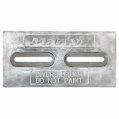 Anode, Plate Bolt-On Length:12 Width 6 CtC:2to9 Aluminum Alloy