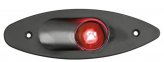 Navigation Light, Built-in ABS Black Frame Red Lens
