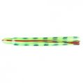 Lure Skirt, 1X9 Lumo Gm with Black Bars with Red Vein