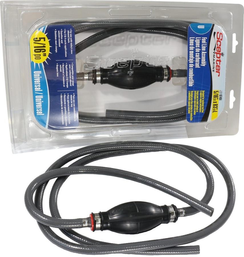 Fuel Line Assembly, Ø5/16" Universal Length7' 2m noEPA Budget Marine