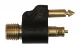 Fuel Connector, 1/4″ Yamaha Male Brass 2Prong