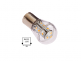 LED Bulb, BA15S 10-35V Globe 1.6W 15W Equivalent