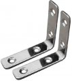 Angle Bracket, Stainless Steel 3″ x 3″  Pair