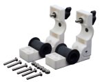 Rail Mount Clamps, Removable for Tube 3/4 to 1-1/4″