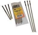 Cable Tie, 14″ Stainless Steel Tensile Strength: 250 lb 12 Pack