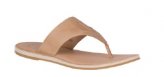 Sandals, Women’s Seaport Thong Leather Tan