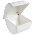 Toilet Paper Holder, for Dry Paper Waterproof White ABS Plastic