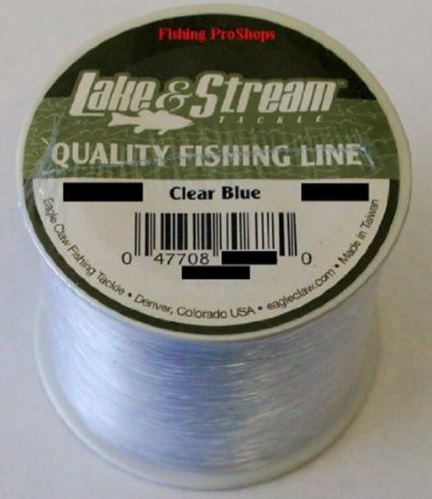 Line, Lake & Stream 20lb 275Yd Spool Clear/Blue - Budget Marine