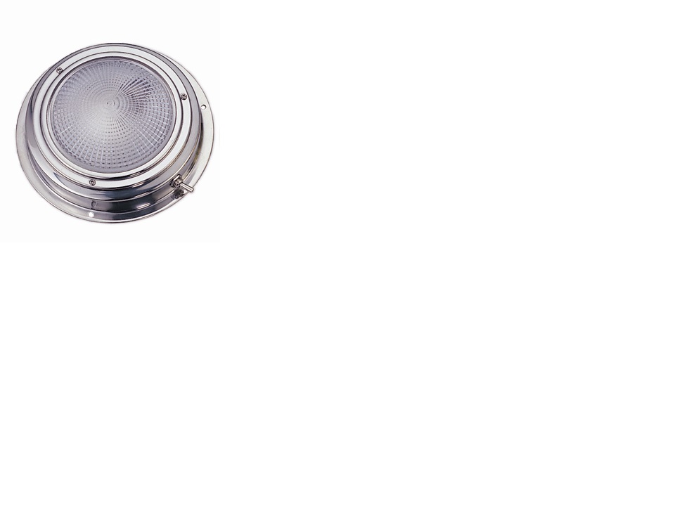 Dome Light, Stainless Steel 5" 11