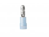 Crimp Snap Plug, Male Blue 16-14ga Nylon Insulated 4 Pack