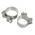 HoseClamp, Heavy Duty 316 Stainless Steel Band:22mm Ø60-63mm