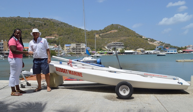 Laser donated to Anguilla Youth Sailing Association 1
