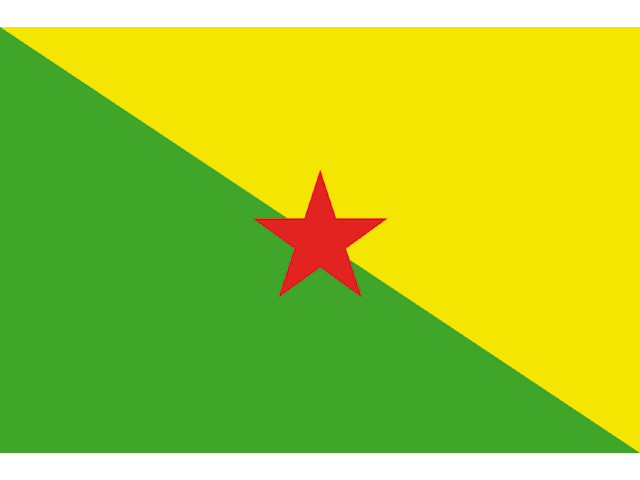 Flag, French Guyana 20 x 30cm - Budget Marine