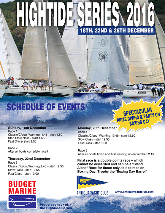 Budget Marine High Tide Series on its 25th year of mixing Christmas Celebrations with yacht races. 1