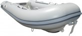 Dinghy, 2.9m 9’5″ Aluminum Hull Hypalon Light Grey with Bow Locker