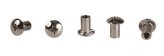 Sleeve Nut, Barrel Chrome 10-24 Length:3/8″ Phillips 12Pk