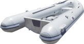 Dinghy, 3.6m 11’9″ Aluminum Hull Hypalon Light Grey with Bow Locker