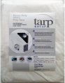 Tarpaulin, 8′ x 10′ Heavy Duty Polyester White