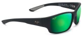 Sunglasses, Local Kine Fr:Soft Black Lens MauiGreen