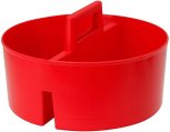 Bucket Caddy Organizer, Red 11″ x 11″ x 7″