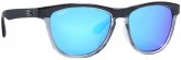 Sunglasses, Cayman Black Fr/Faded Blue Lens