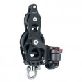 Block, Fiddle Element 60mm MaxLine: 10mm with Swivel, Cam Cleat & Becket