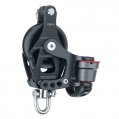 Block, Single Element 60mm MaxLine: 12mm with Swivel, Becket & Cam Cleat
