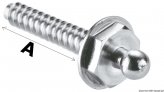 Snap, Loxx Male with Self-Tapping Screw Stainless Steel 12mm