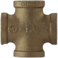 Cross, 1/2″ NPT Brass