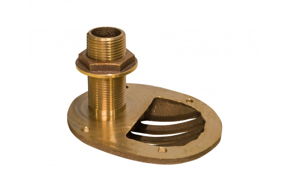 3/4 Inch Bronze Thru Hull Fitting With Nut – Marine Hardware (New Old Stock)