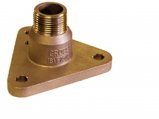 Flange Adapter, Bronze 1″ NPT for Thru-Hull