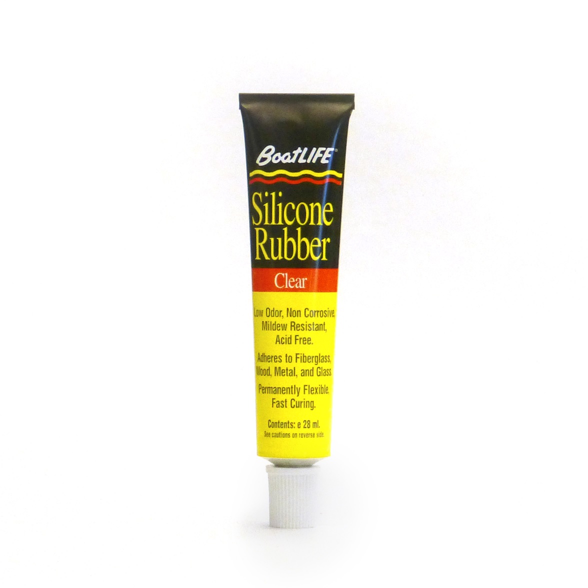 Silicone Rubber , Sealant MarineGrade Clear 1oz/Tube Budget Marine