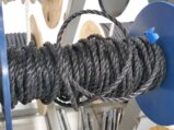 Twisted Rope, Polyprop 1/4″ Black per Foot