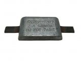 Anode, Plate Length:6 Width 3.5 Thickness:1″ Weld-On