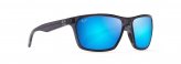 Sunglasses, Makoa Fr:Dk Grey Lens Blue Hawaii
