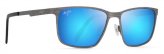 Sunglasses, Cut Mountain Frame:Grey Lens:Blue Hawaii