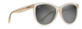 Sunglasses, Glory Glory Frame:Milky Almond Lens:Neutral Grey