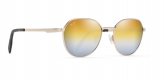 Sunglasses, Hukilau Fr: Gold Lns: Gold to Silver