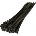 Cable Ties, 4″ UV Rated Black Nylon 25Pk
