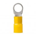 Crimp Ring, Yellow 4ga Hole:1/2 Nylon Insulated