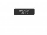 Label, SPREADER LIGHTS for Panel