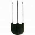 Spear Head, 3 Prong Stainless Steel for Threaded Shaft