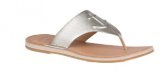 Sandals, Women’s Seaport Thong Leather Platinum