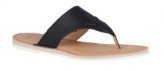 Sandals, Women’s Seaport Thong Leather Black