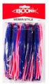 Skirt, Tuna Tail Weber 5-1/2″ Blue Pink White