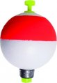Float, Round Foam Snap-On 1″ Red/White