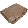 Tarpaulin, 6′ x 8′ Medium Duty Brown with UV Protection