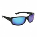 Sunglasses, Outrigger Black Frame Blue Mirror Lens