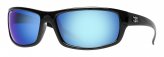 Sunglasses, Prowler Black Frame Blue Mirror Lens